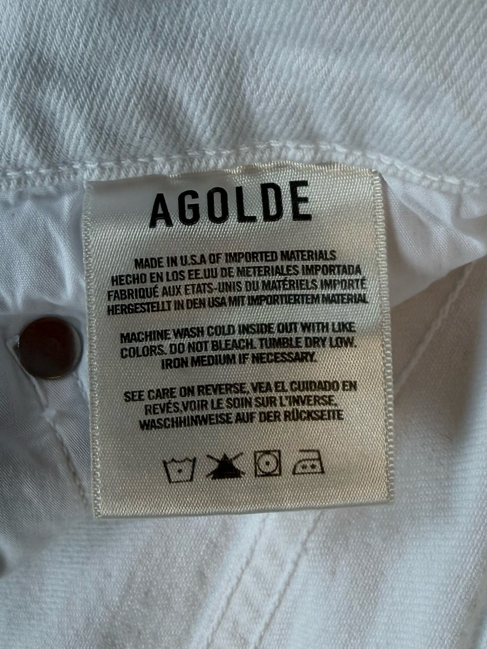 AGOLDE Riley High Rise Straight Jeans in Blurred - Picture 14 of 15